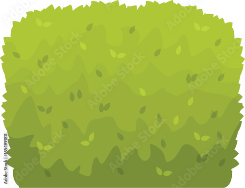 Lush green bush thriving in a garden setting, showcasing its vibrant foliage and small, delicate leaves