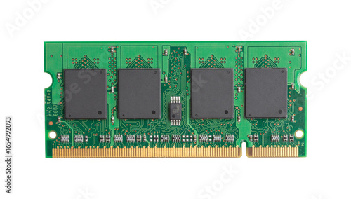 RAM Chip for Laptop isolated on a white background