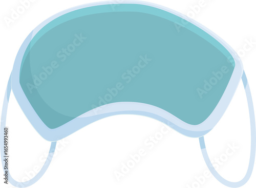Light blue sleeping mask ensuring deep sleep, enhancing relaxation, and improving sleep quality