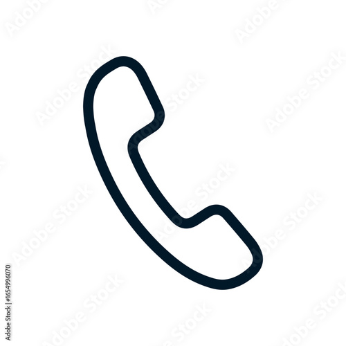 Phone icon, Vector logo sign, Illustration, shape, design, UX UI icon, editable eps