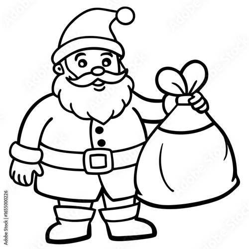 Simple Santa Illustration