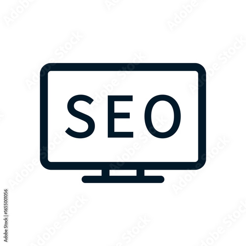 TV icon, Vector logo sign, Illustration, shape, design, UX UI icon, editable eps