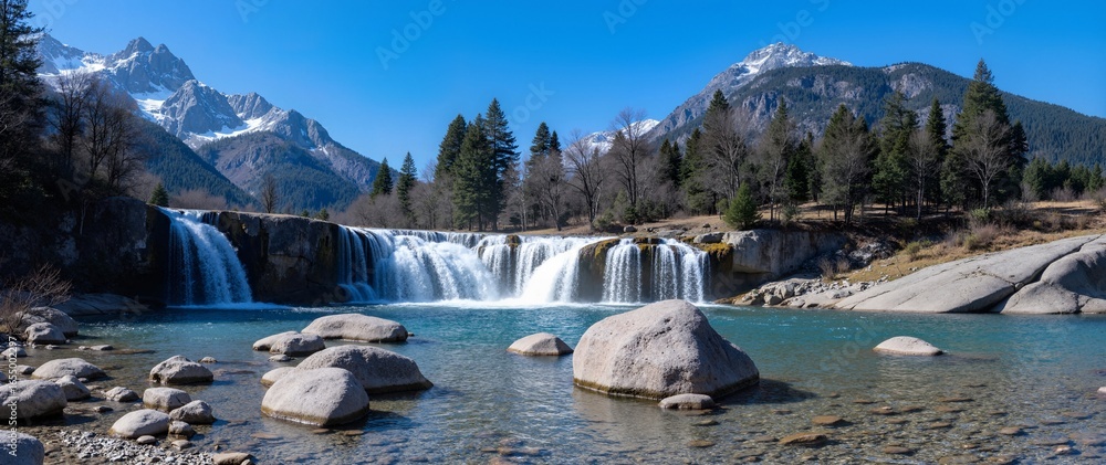 Naklejka premium lake louise banff national park canada