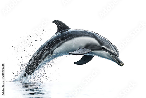 Wallpaper Mural Dolphin leaping from the water with spray Torontodigital.ca