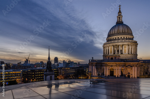Canvas Print A view of St