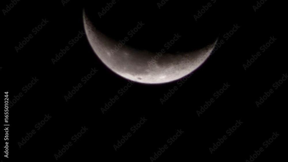 Naklejka premium moon in the sky