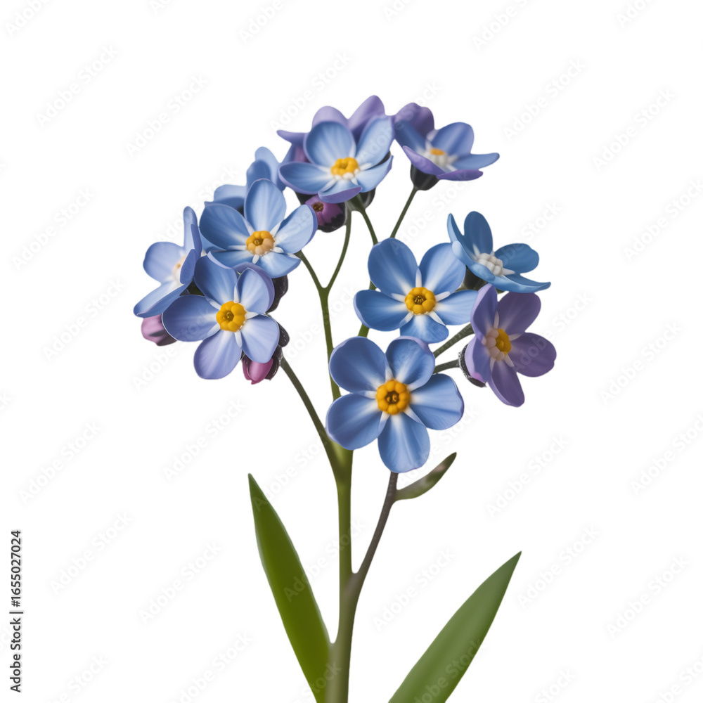 Naklejka premium forget me not flower