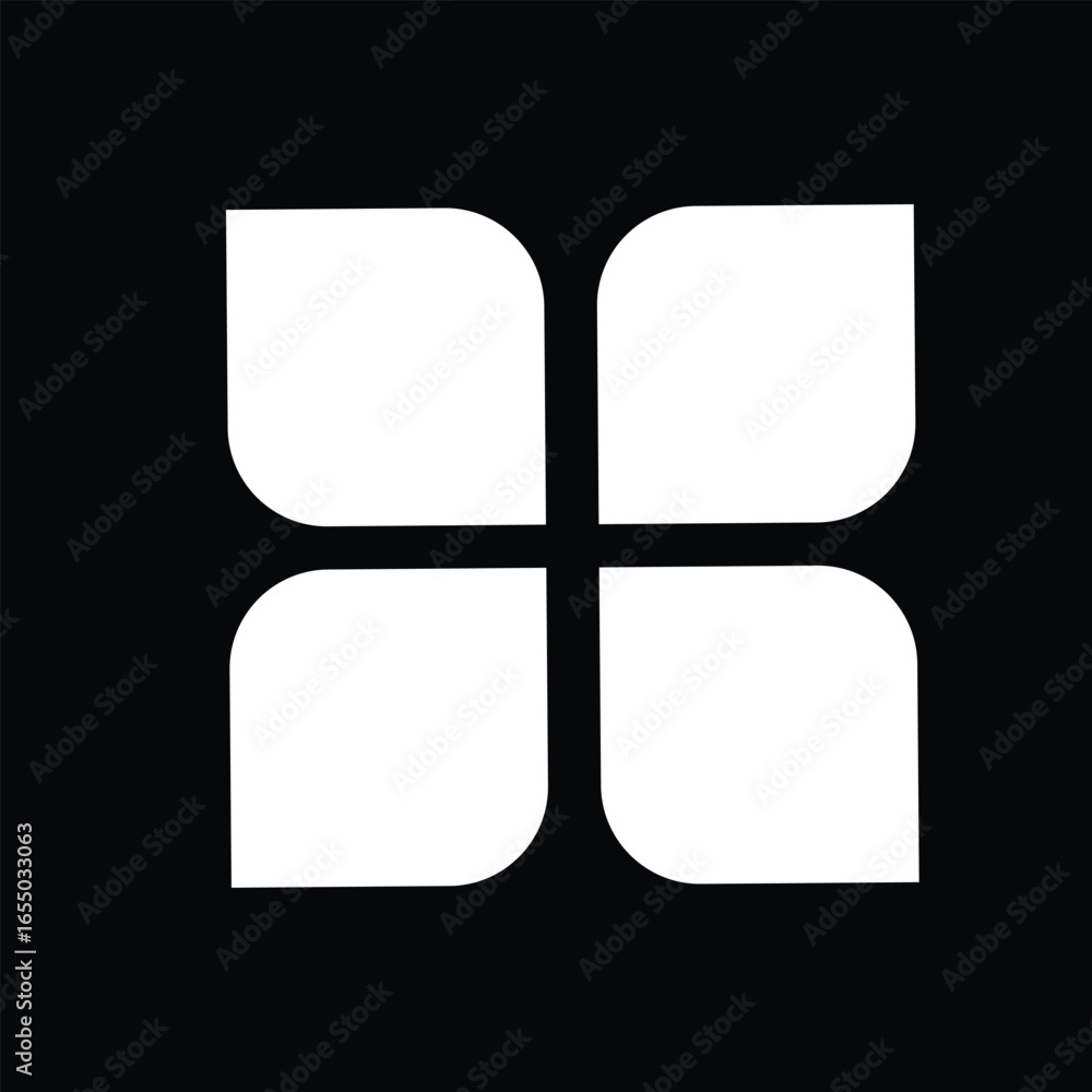 Fototapeta premium Modern abstract geometric design with vibrant color accents and clean typography