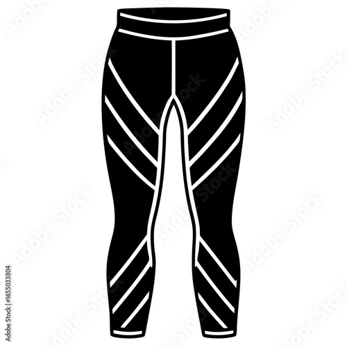 Minimal Workout Leggings Vector