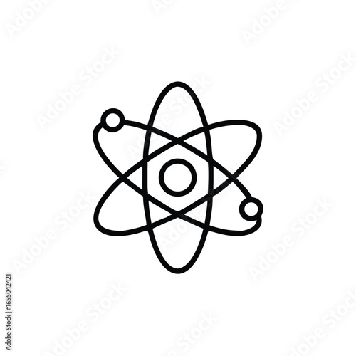 Atomic Structure vector Icon