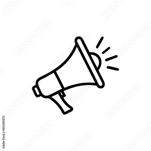 vector illustration of a Megaphone