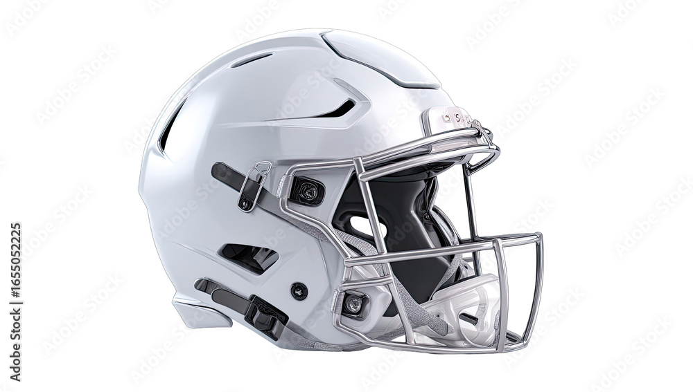 Fototapeta premium White football helmet