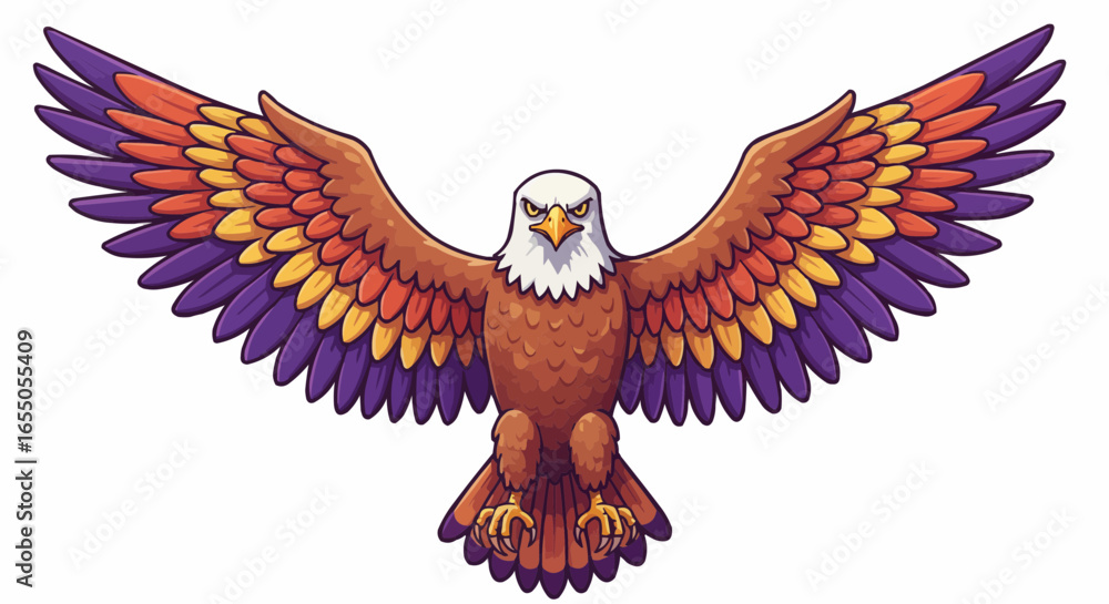 Obraz premium eagle with wings