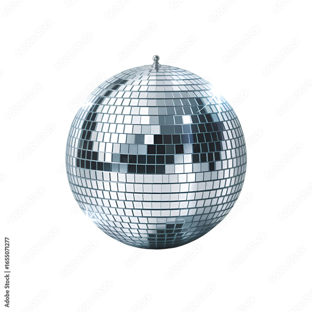 Fototapeta premium disco ball isolated on white