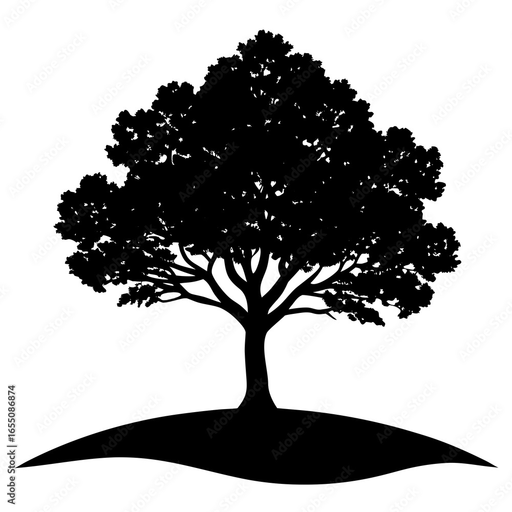 Fototapeta premium modern-minimal-space-shapes--black-silhouette-icon