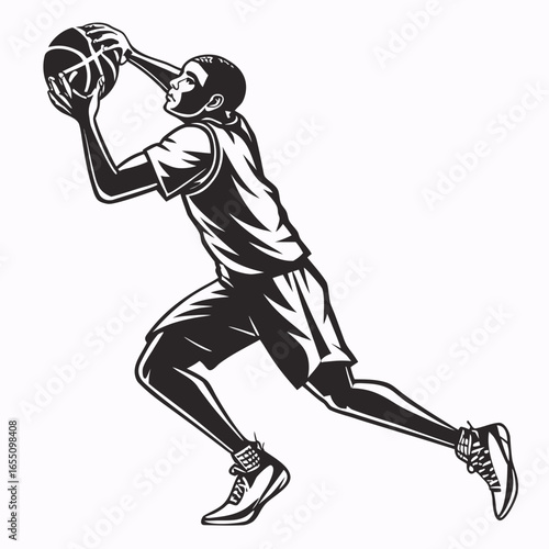 basketball player silhouette