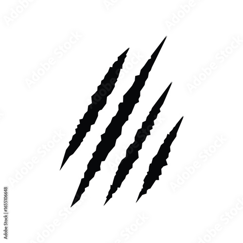 Tiger claws mark background
