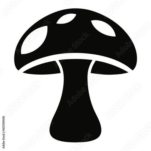 vector illustration of mushroom