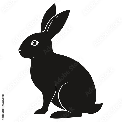 vector illustration of a rabbit