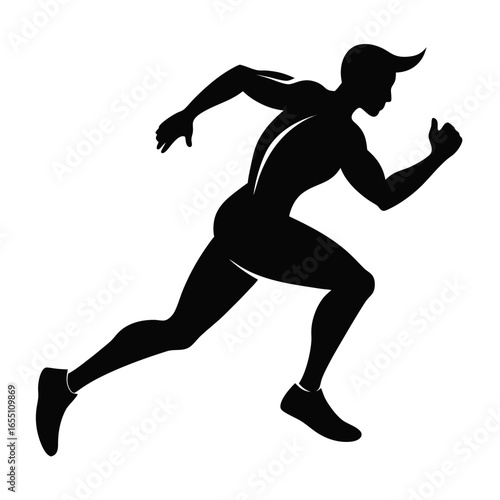 running man silhouette