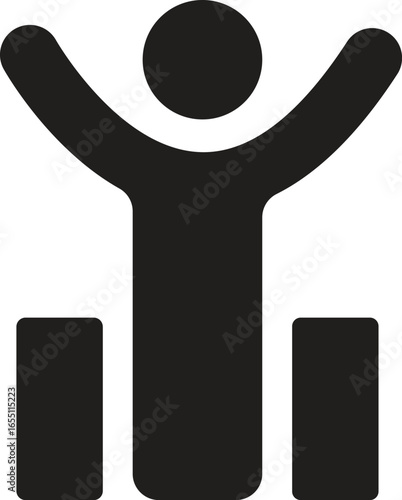 Minimalist Black Icon Set on White Background – Editable Vector Design