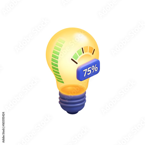 creative light bulb with idea concept