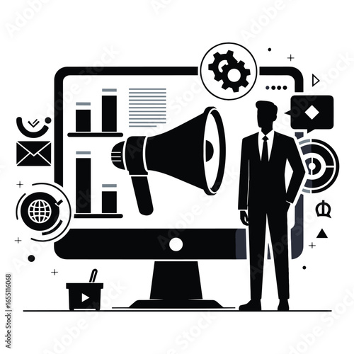 Digital Marketing Vector Design