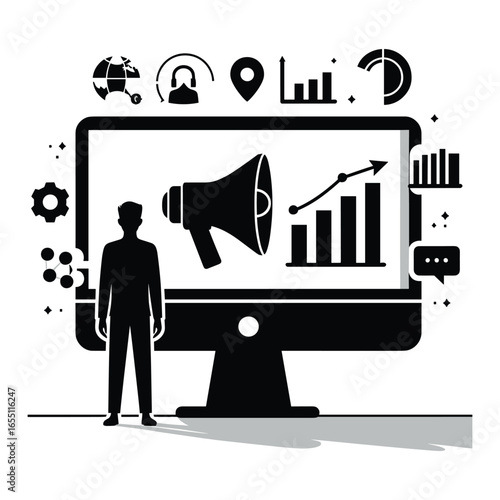 Digital Marketing Vector Design