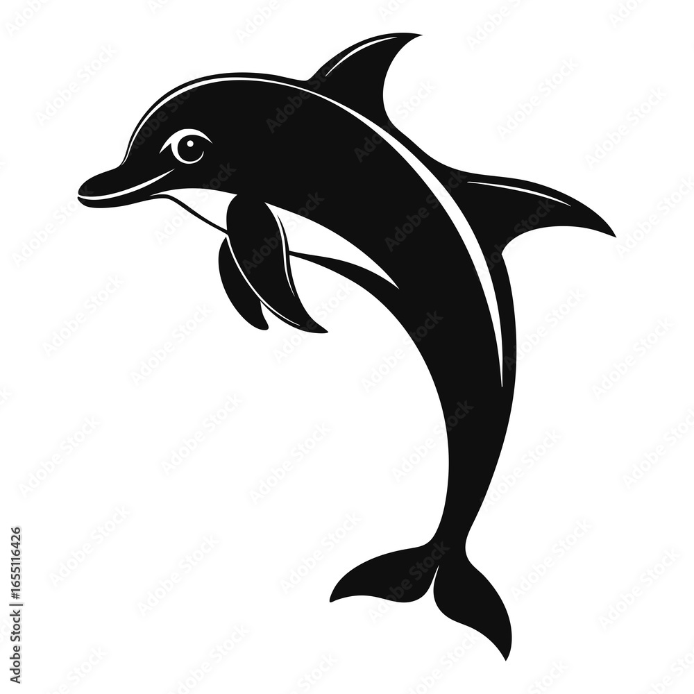 Naklejka premium dolphin vector illustration