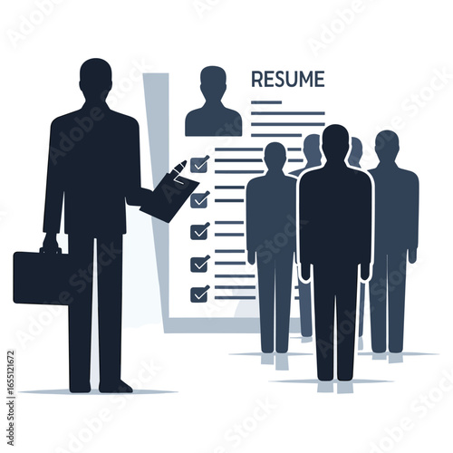 HR & Recruitment Vector Design