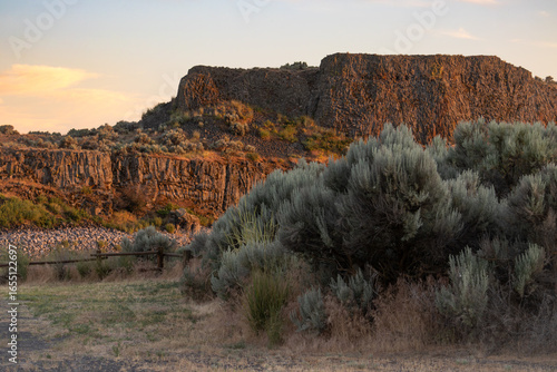 Sunset in the desert of Eastern Washington