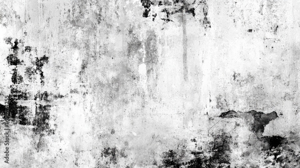 Fototapeta premium Gray scale texture of a weathered wall.