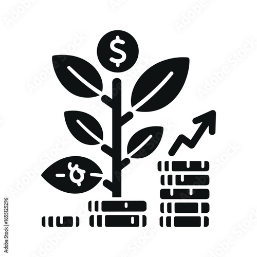 Money Growth Vector Design