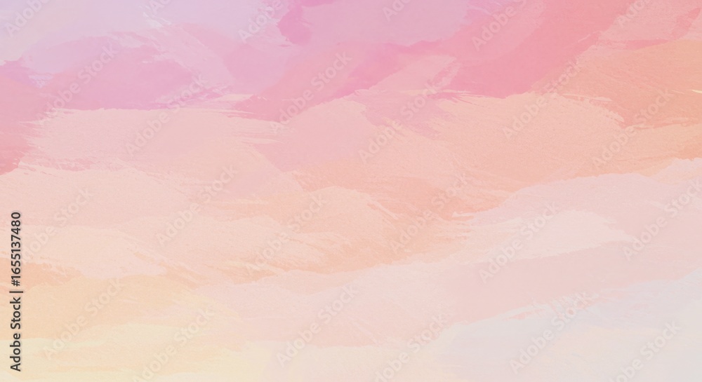 Obraz premium Pastel Pink and Peach Abstract Watercolor Background Texture for Branding and Design Projects