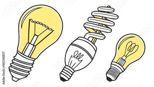 light bulb vector illustration