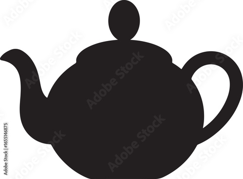 classic premium teapot silhouette