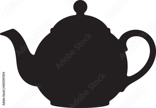 classic premium teapot silhouette