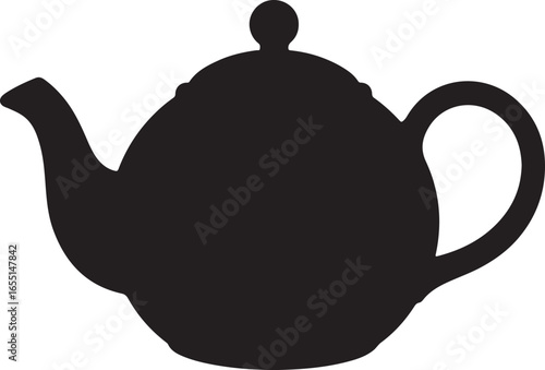 classic premium teapot silhouette