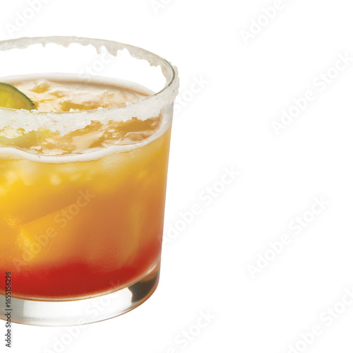 Wallpaper Mural Refreshing Cocktail with Salt Rim and Lime Garnish Torontodigital.ca