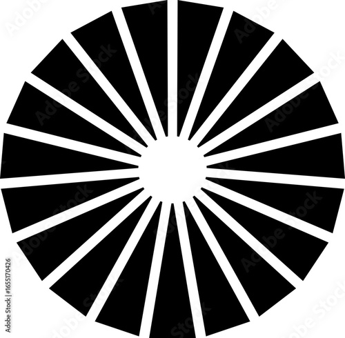 Modern Abstract Geometric Pattern – Visual Art with Colorful Geometric Shapes in a Creative Vector Style. Moderner Abstrakter Geometrischer Hintergrund Bildende Kunst mit bunten geometrischen Formen