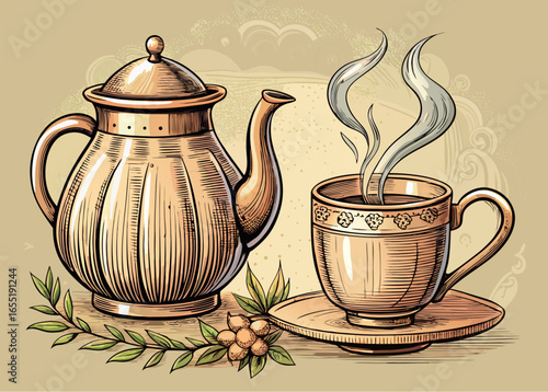 Vector Tea Ceremony