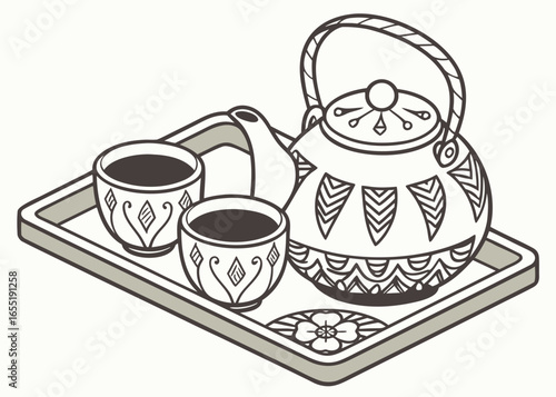 Vector Tea Ceremony