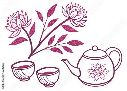 Vector Tea Ceremony