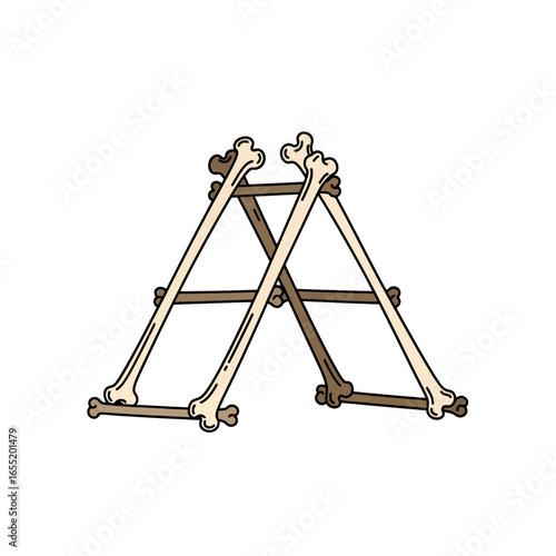 Bone Structure A-Frame Shelter