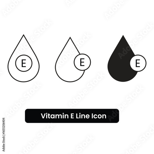 Vitamin E Line Icon. Editable Stroke Vector Icon. stock illustration
Acid, Capsule - Medicine, Computer Graphic, Concepts, Design