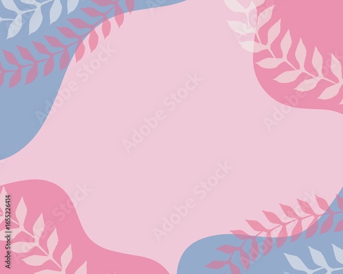 abstract floral pink background for poster, banner, text