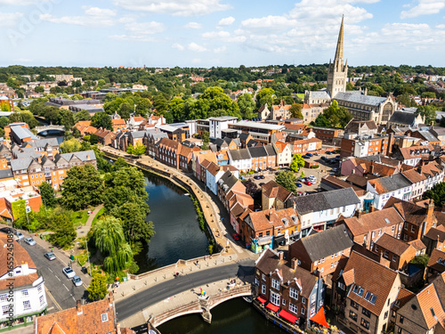 Riverside Walk aerial view