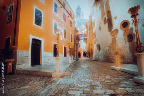 narrow street in venice