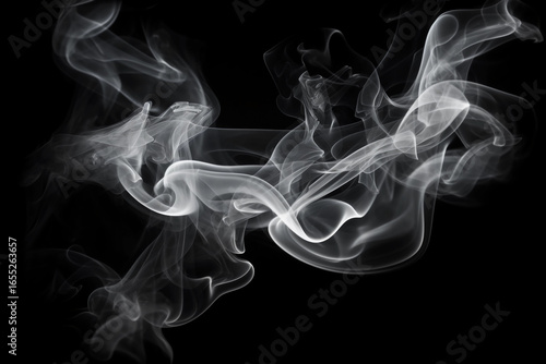 Photo Overlay just smoke on black empty background