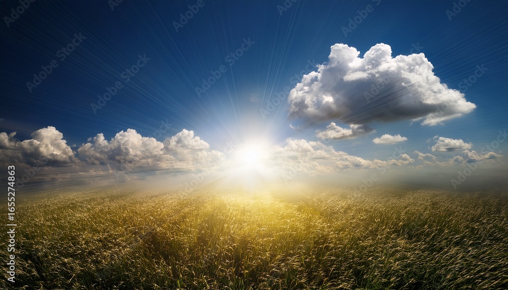 Fototapeta premium sun and clouds